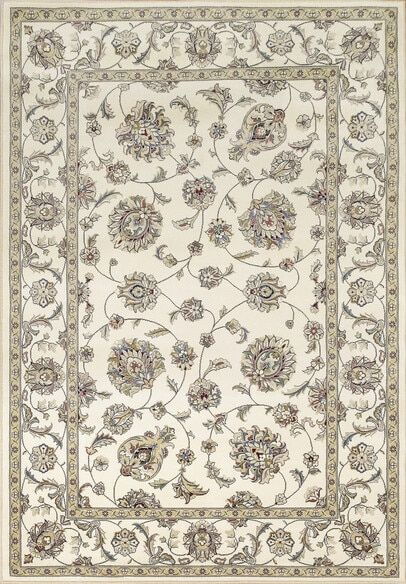 Dynamic Rugs ANCIENT GARDEN 57365-6464 Ivory and Ivory